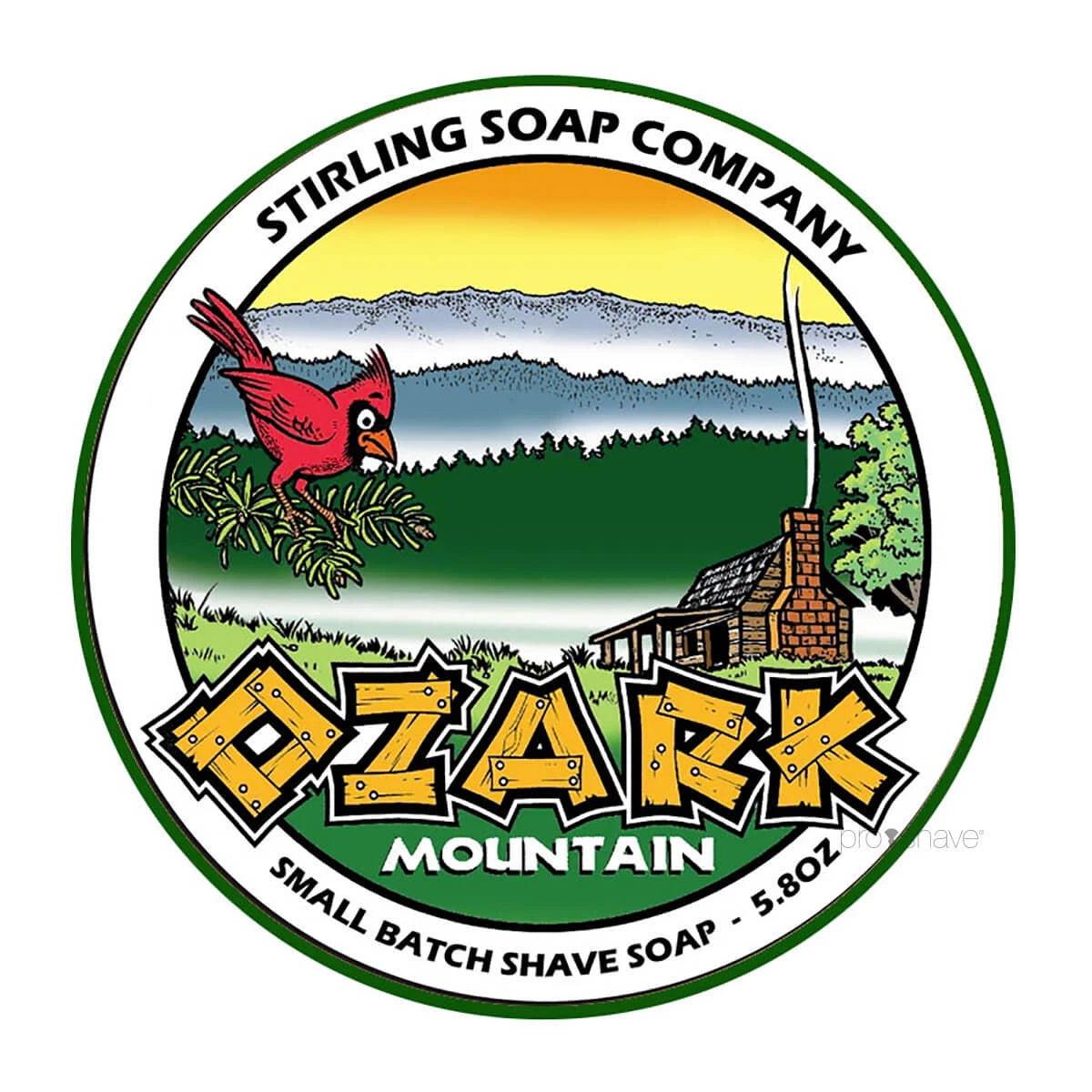 Stirling Soap Company Barbersæbe Ozark Mountain 170 Ml