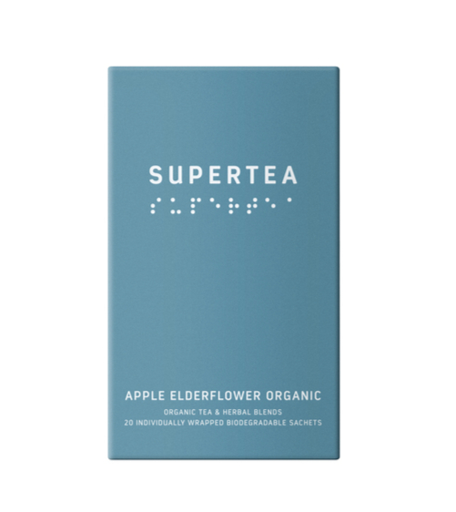 Supertea Apple Elderflower øko Tebreve 20stk
