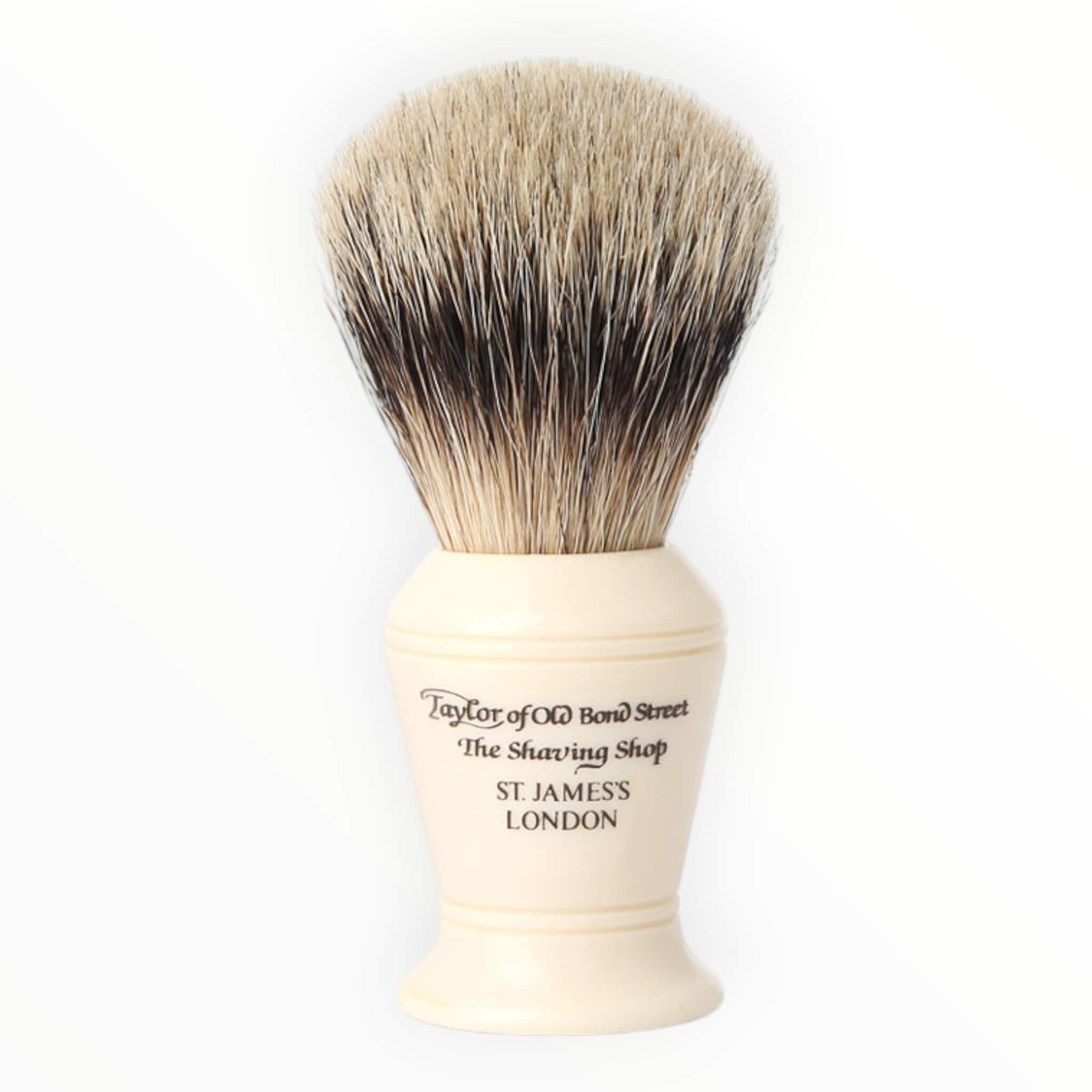 Taylor Of Old Bond Street Barberkost Super Badger Cm 17 Mm Knob Ivory