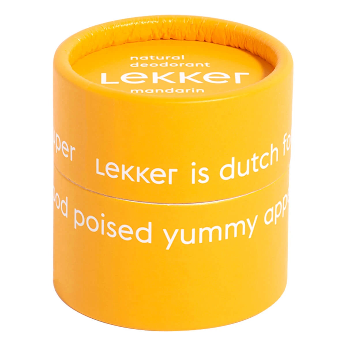 The Lekker Company Deodorant Creme Have Fun Mandarin Lemon 30