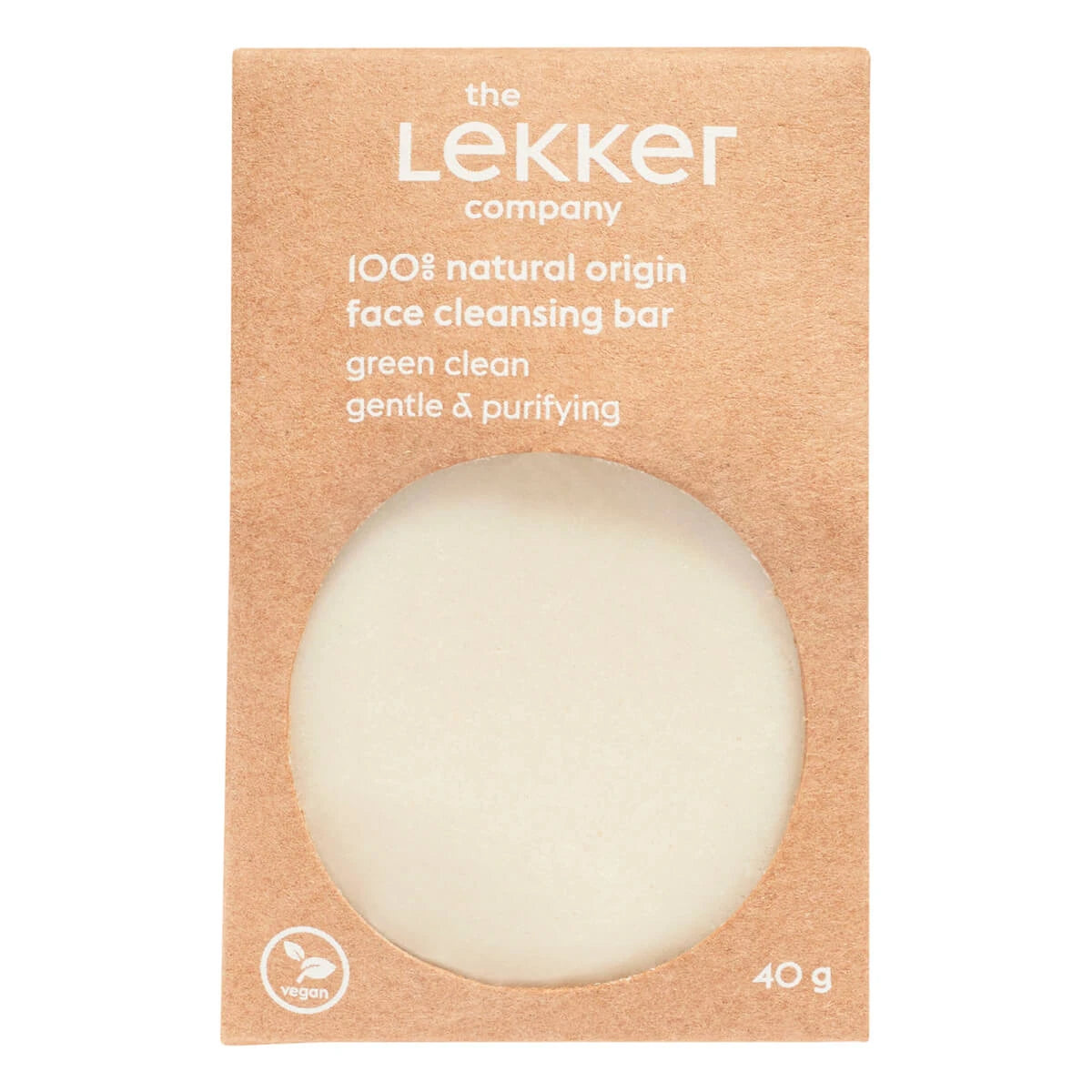 The Lekker Company Face Bar Green Clean 40