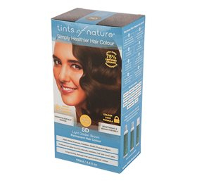 Tints Of Nature Hårfarve 5d Light Golden Brown Brown Bull 130 Ml