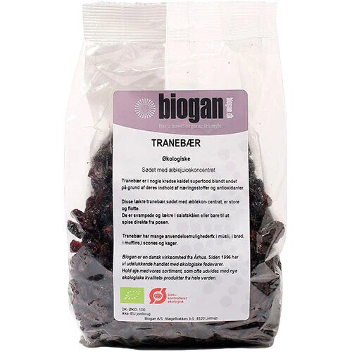 Tranebær øko  500 Gram