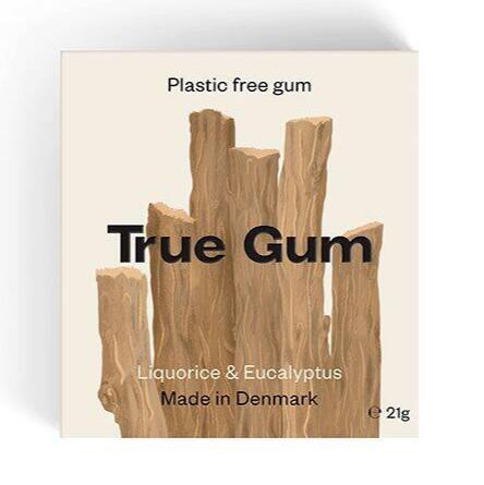 True Gum Tyggegummi Lakrids Eucalyptus 20g
