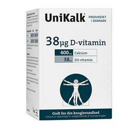 Unikalk -vitamin 38 âµg 180 Tab