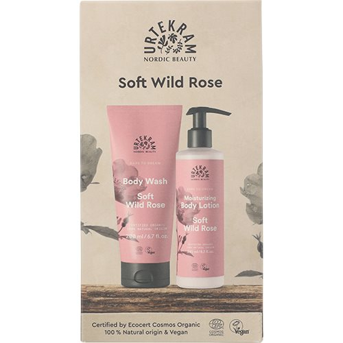 Urtekram Gaveæske Soft Wild Rose Body Lotion Body Wash Værdi Kr 124 95