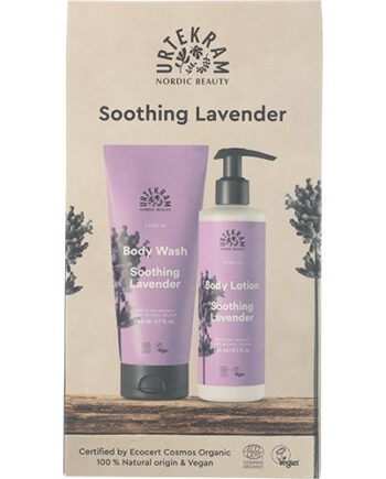 Urtekram Gaveæske Soothing Lavender Body Lotion   Body Wash Værdi Kr  124 95