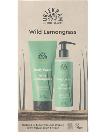 Urtekram Gaveæske Wild Lemongrass Body Lotion   Body Wash Værdi Kr  124 95