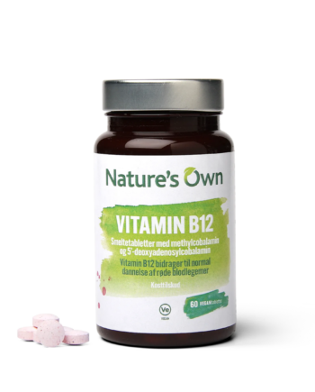Vitamin B12 Vegan Smeltetablet 60 Tabletter