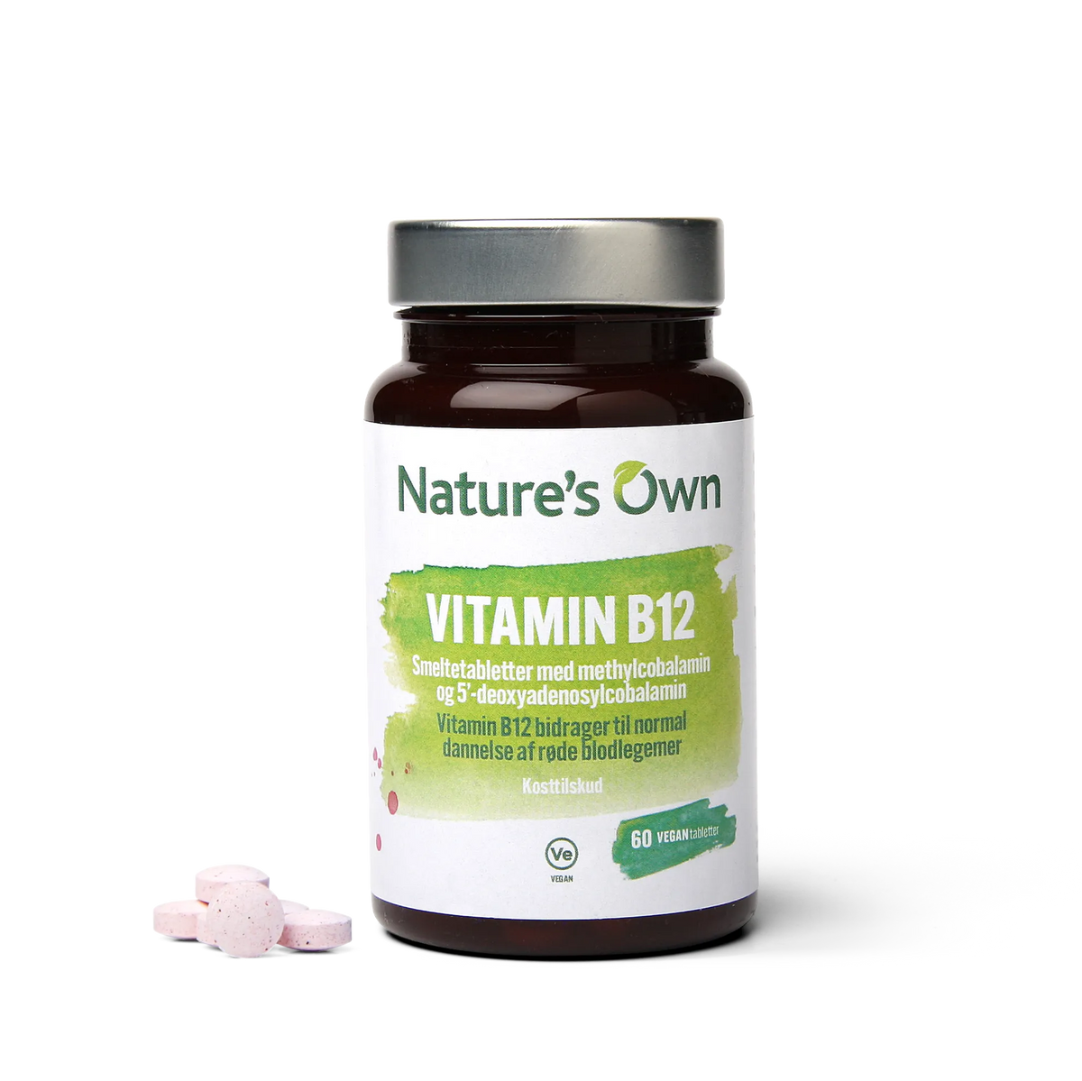 Vitamin B12 Vegan Smeltetablet 60 Tabletter