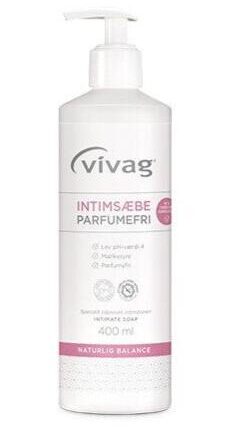 Vivag Intimsæbe Parfumefri  400ml