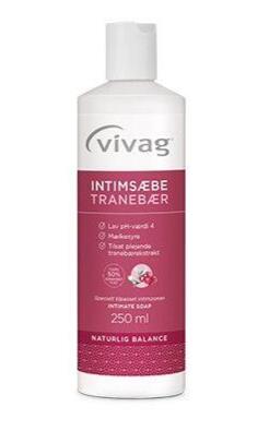 Vivag Intimsæbe Tranebær 250ml