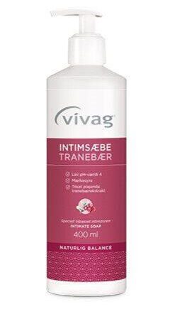 Vivag Intimsæbe Tranebær  400ml