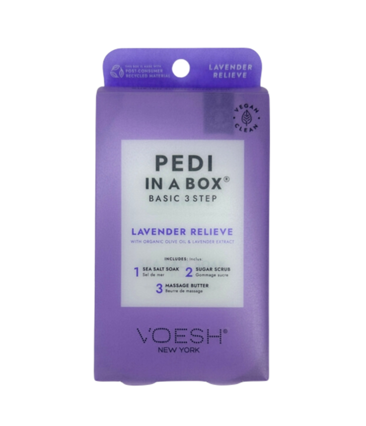 Voesh Pedi In Box Lavender Relieve
