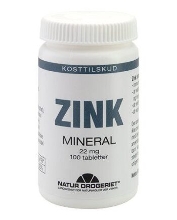 Zink 22 Mg  100 Tabletter