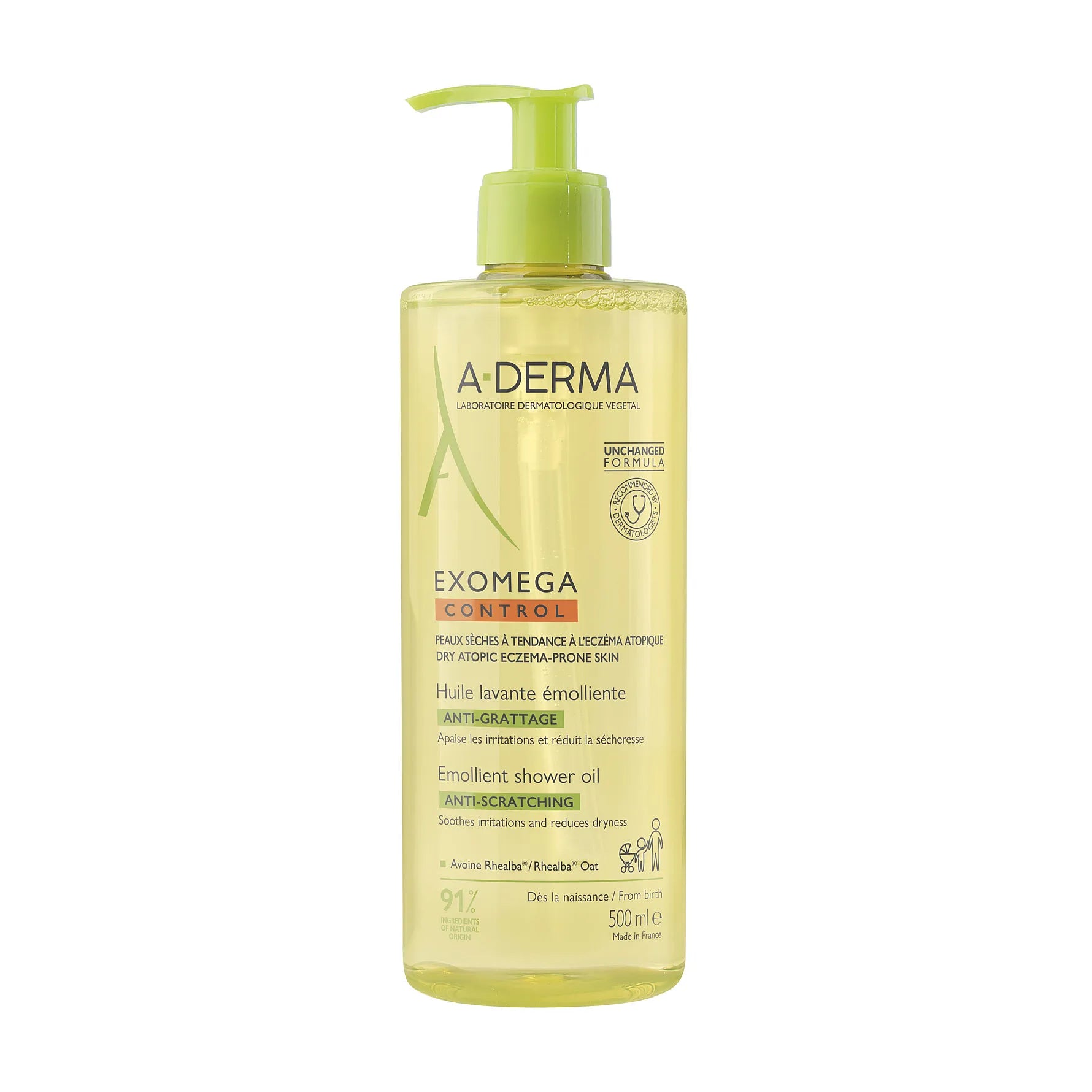 -derma Exomega Control Shower Oil 500ml