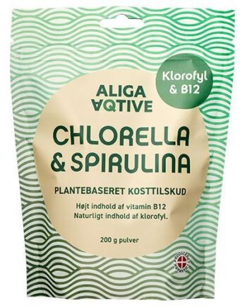 Aliga Aqtive Chlorella   Spirulina Pulver  200g