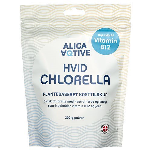 Aliga Hvid Chlorella Pulver 200 Gram