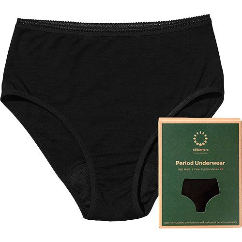 Allmatters High Waist Underwear Light Moderate    1pk