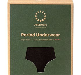 Allmatters Menstruationstrusse High Waist Underwear Moderate Heavy