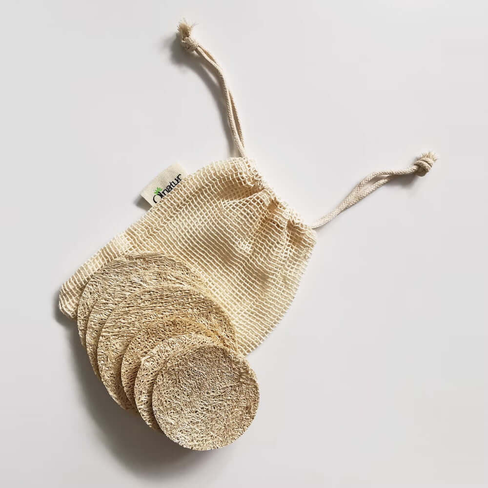 Loofah Eksfolierende Ansigtssvampe   Stk
