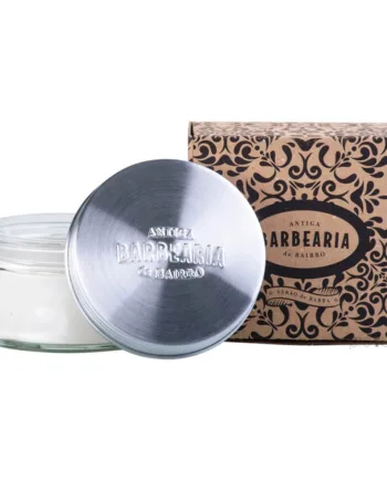 Antiga Barbearia De Bairro Barbersæbe   Glasskål  150 Gr
