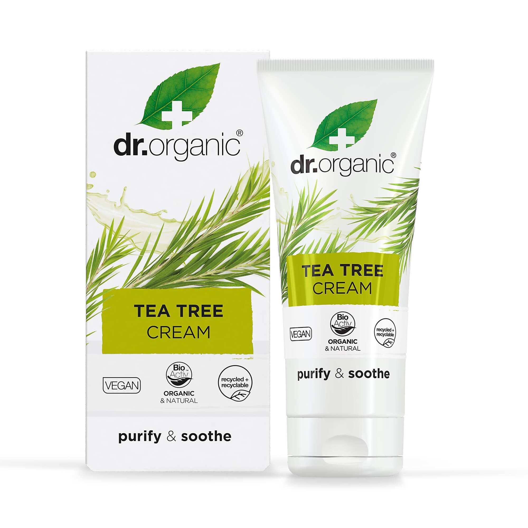 Antiseptisk Cream Tea Tree Dr  Organic 50 Ml