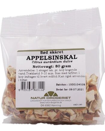 Appelsinskal Skåret 80 Gram
