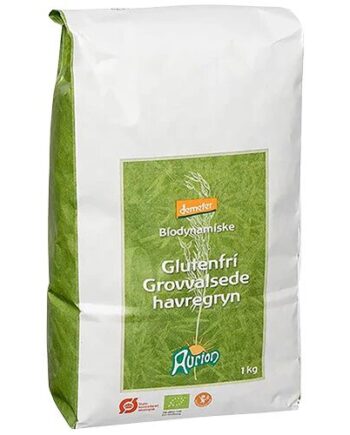 Aurion Glutenfri Havregryn  Grove   Demeter   Kg