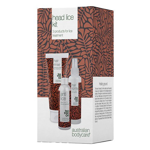 Australian Bodycare Head Lice Kit Værdi 404 95 Anti Lice  Hair Rinse Shampoo  Hair Spray