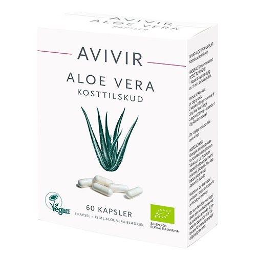 Avivir Aloe Vera 60 Kapsler