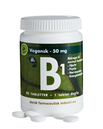 B1 50 Mg Vegansk 90 Tabletter