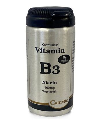 B3 Vitamin Niacin 400 Mg  90 Tabletter