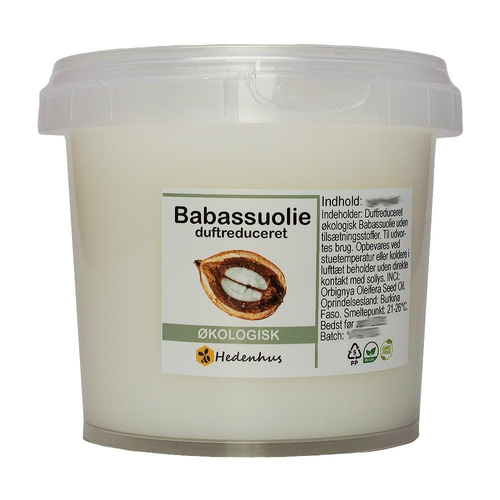 Babassuolie  Duftreduceret økologisk 100 Gram