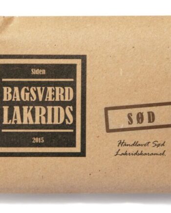 Bagsværd Lakrids Hel Plade Lakrids  Quot Sød Quot  160g