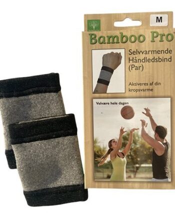 Bamboo Pro Håndledsbind  Selvvarmende  Str