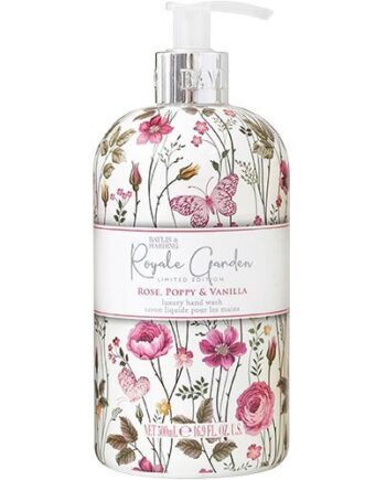 Baylis   Harding Royale Garden Rose  Poppy   Vanilla Hand Wash  500ml