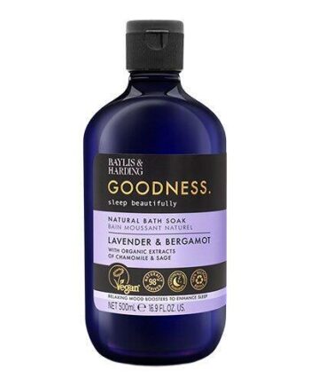Baylis   Harding Sleep Lavender   Bergamot Natural Bath Soak 500 Ml