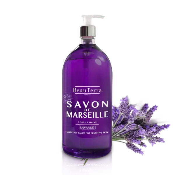 Beau Terra Marseille Liquid Soap Lavender  1000ml