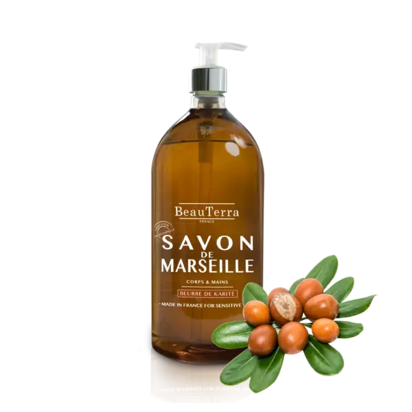 Beau Terra Marseille Liquid Soap Shea Butter  1000ml