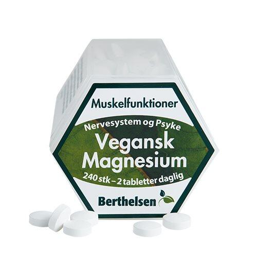 Berthelsen Magnesium Vegansk  240tab