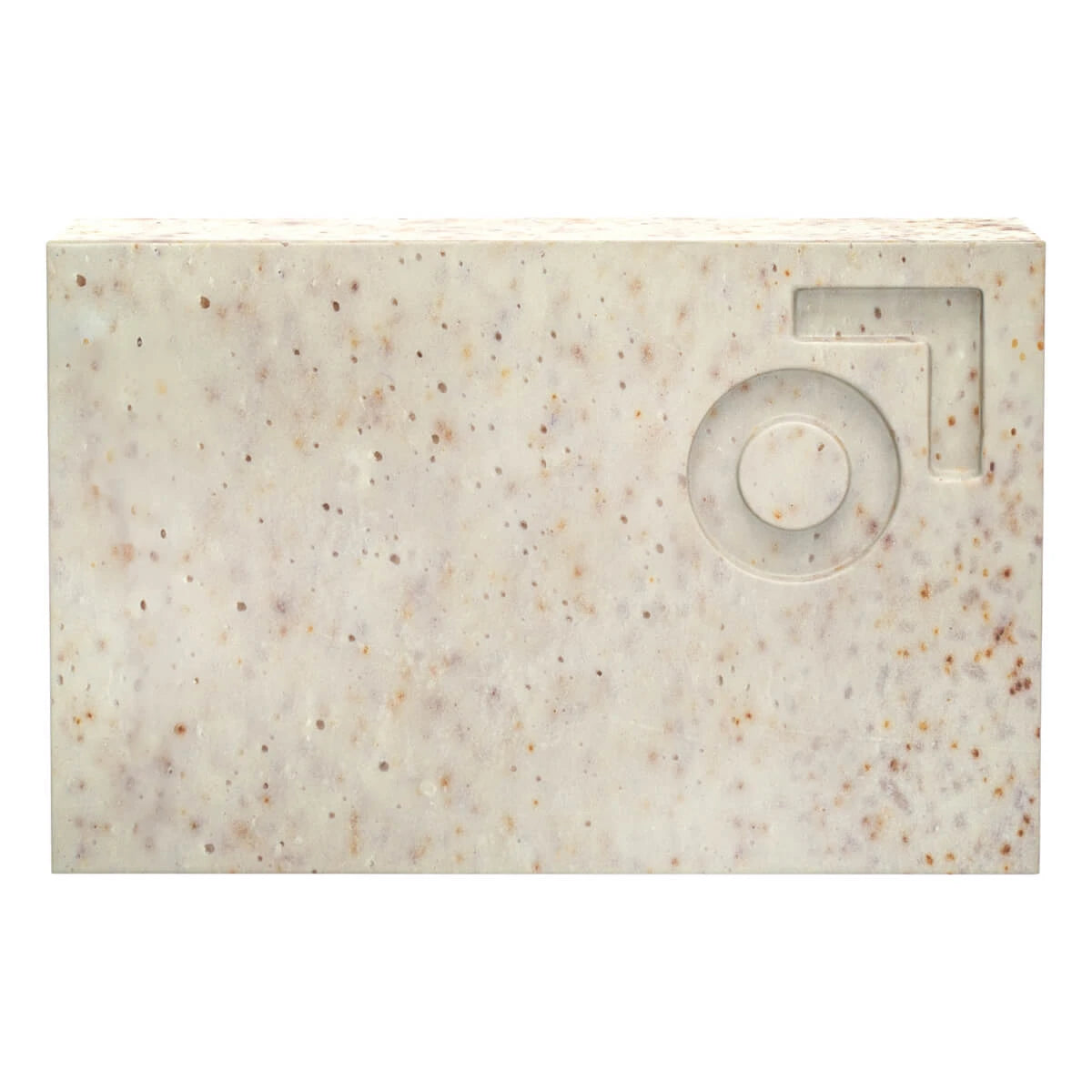 Beviro Purifying Body Scrub Bar  Zesty Vetiver  135