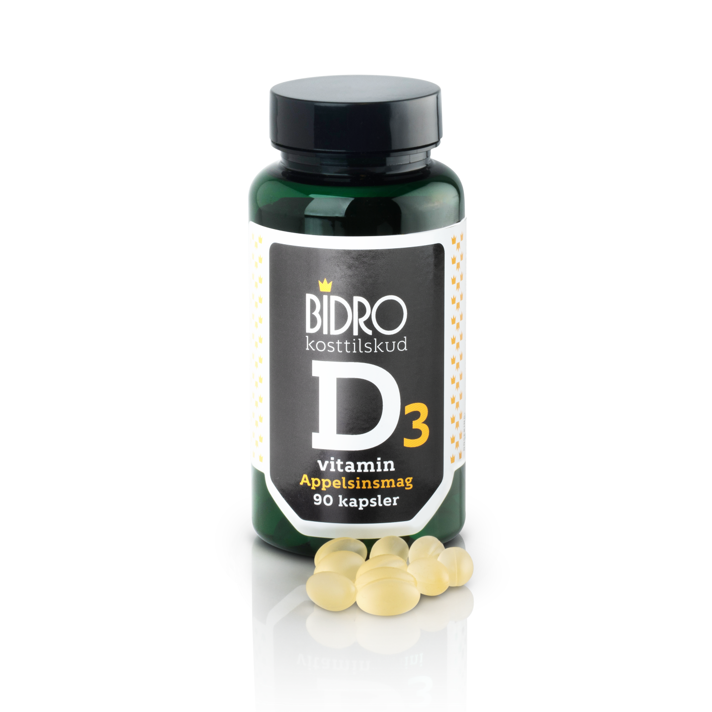 Bidro  -vitamin 38 Ug   Appelsinsmag 90 Kapsl
