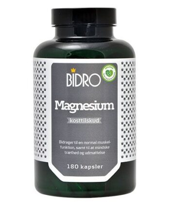 Bidro Magnesium 180 Kapsler