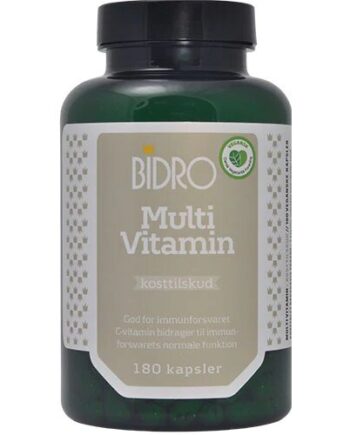 Bidro Multivitamin   180 Kapsler