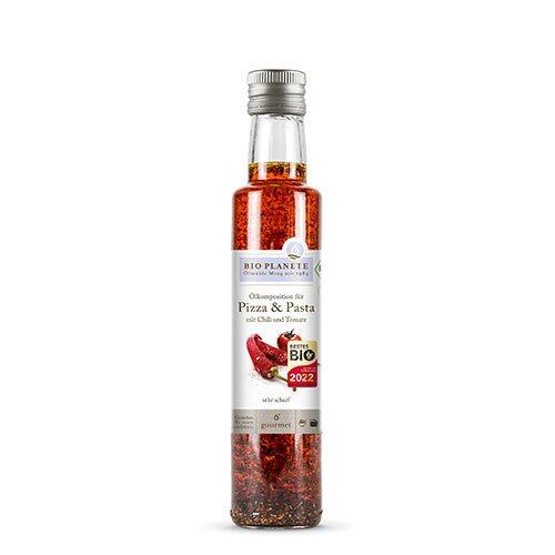 Bio Planéte Pizza   Pasta Olie    Chili   Tomater    250ml