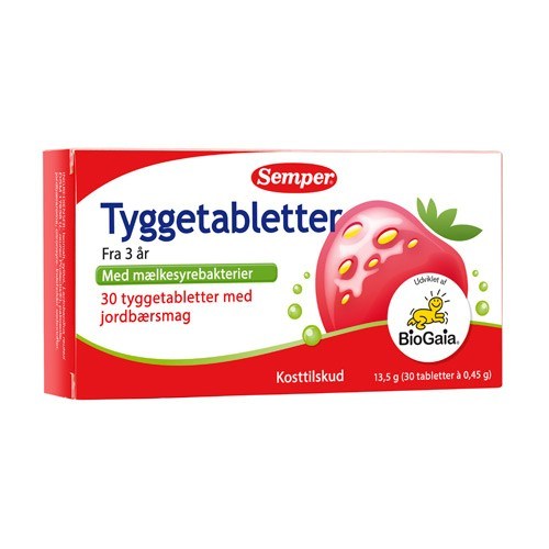 Biogaia Tyggetabletter Semper 30 Tabletter