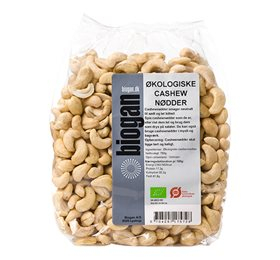 Biogan Cashewnødder    Bull  750g