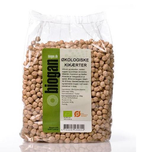 Biogan Kikærter    1kg