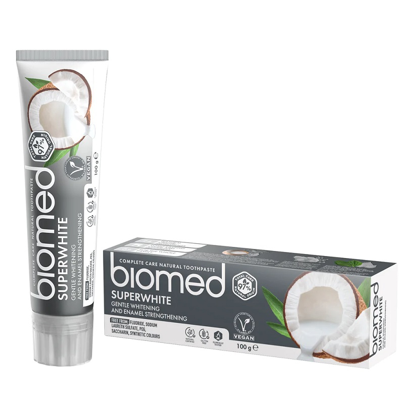 Biomed Superwhite Tandpasta 100 Ml    For 126 -